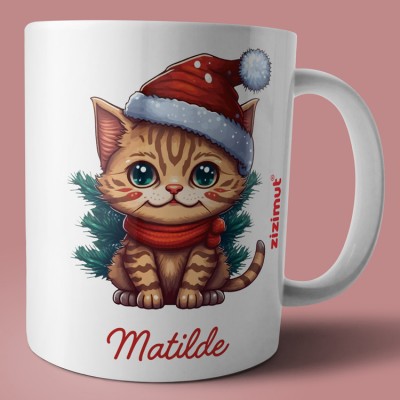 caneca natal gatinho nome caneca natal gatinho nome